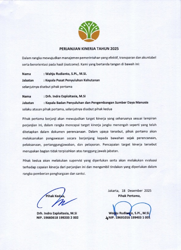 Perjanjian Kinerja Tahun 2025 (Revisi)